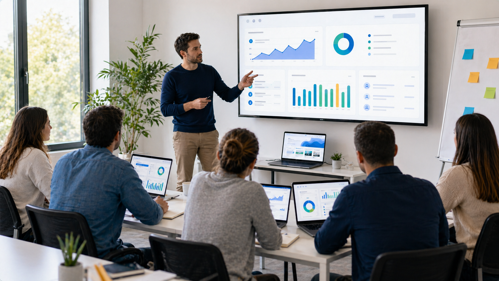 Panel de servicios digitales para empresas